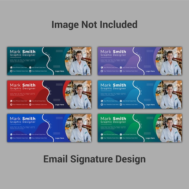 tendance moderne modèle de conception de signature électronique minimale modèle de fichier vectoriel
