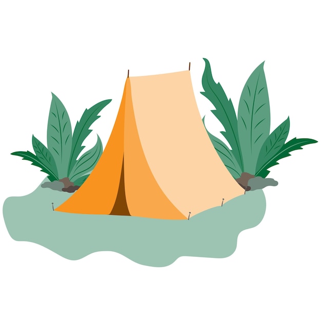 Tente Pour Le Camping Ou La Randonnée Nature Sauvage Avec Kit De Voyage Pliable