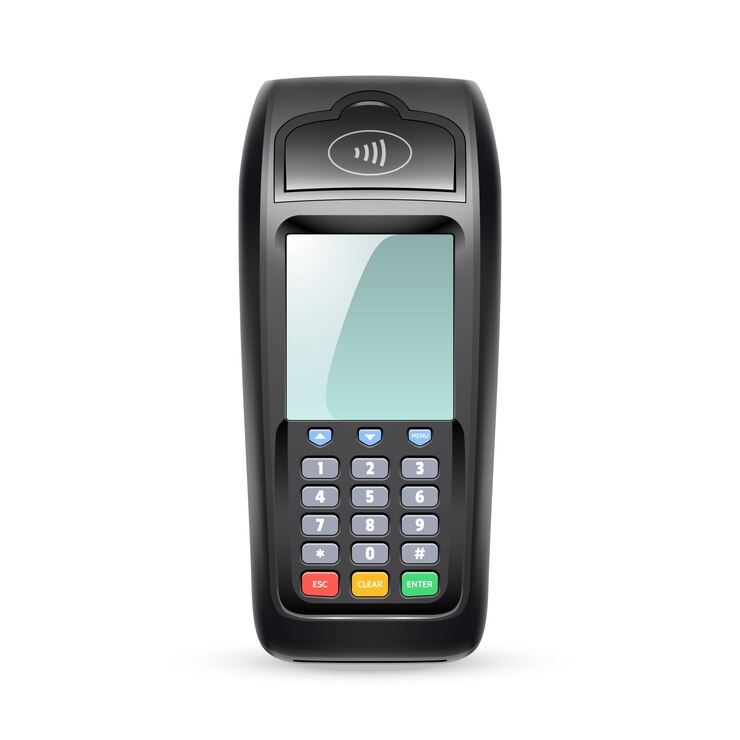Vecteur terminal de paiement unique