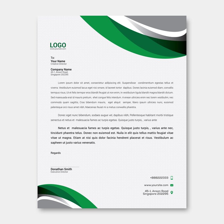 En-tête de lettre
