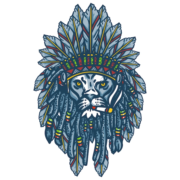Tête De Lion Apache