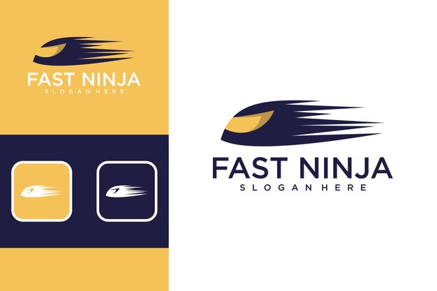 Tête De Ninja Ou Création De Logo Ninja Rapide