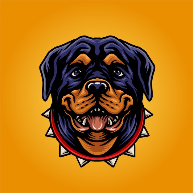 tête de rottweiler