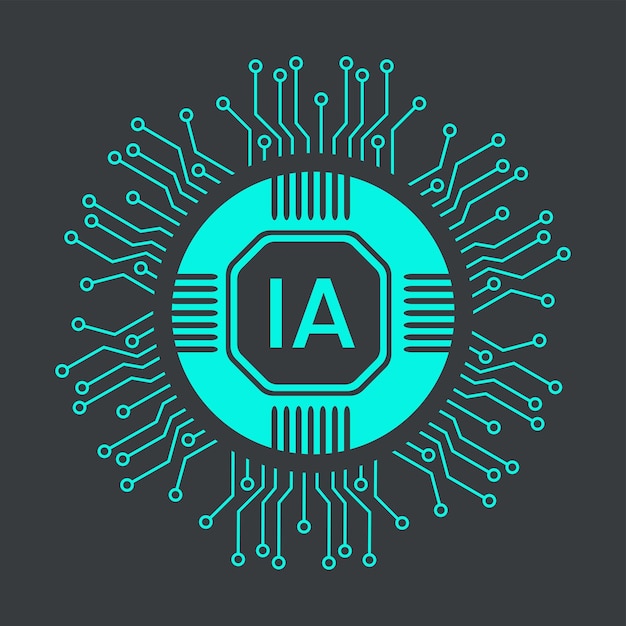 Vecteur la tête de la technologie et l'icône d'ia telles que le robot numérique vr ai cyber et les icônes vectorielles de la ligne vectorielle