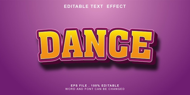 Text-effect-editable-dance