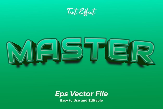 Text Effect Master Vecteur Premium modifiable et facile à utiliser