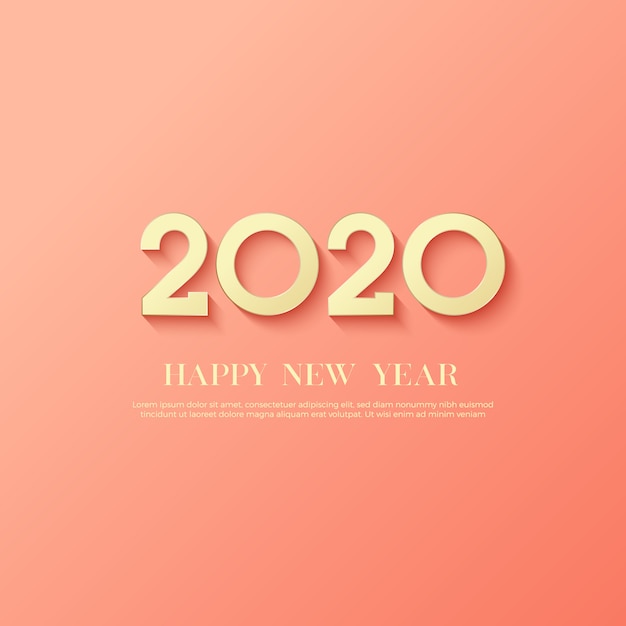 Texte du logo bonne année 2020