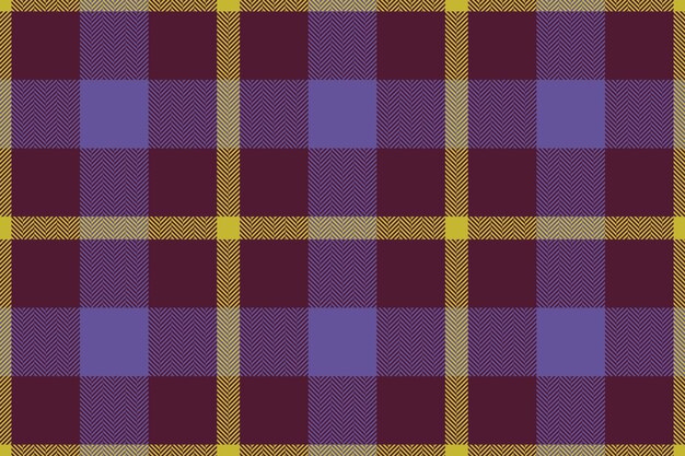 Textile texture tartan Plaid vecteur vérifier fond motif de tissu sans couture