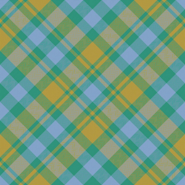 Texture D'arrière-plan Sans Couture Tissu Plaid Vecteur Motif Vérifier Tartan Textile