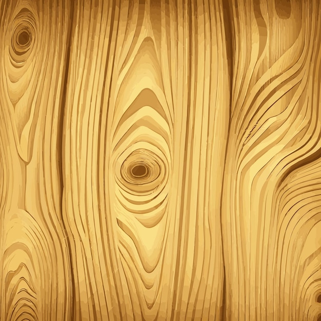 Vecteur texture bois clair avec fond de planche de noeuds