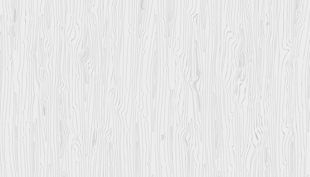 Texture en bois gris clair vectoriel, fond en bois de grain naturel dessiné à la main