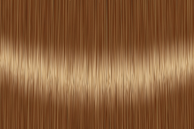 Texture de cheveux raides marron réaliste