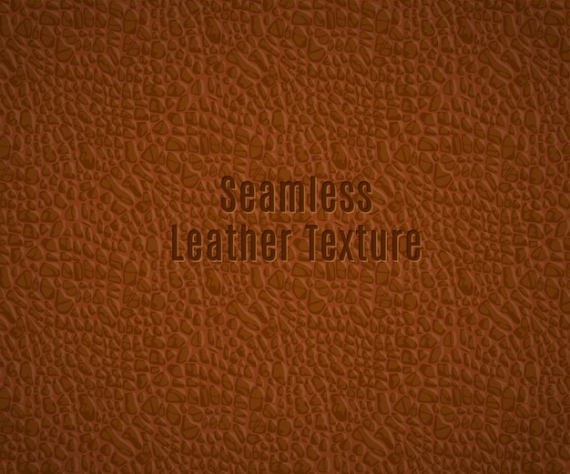 Vecteur texture cuir sans couture