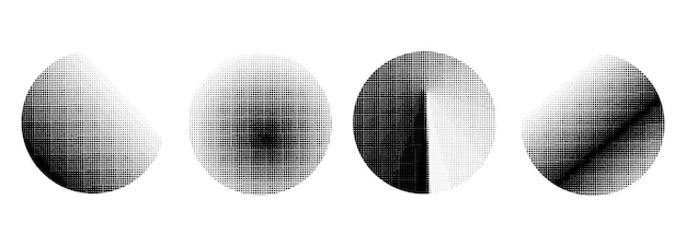 Vecteur texture de demi-teinte sable fond de bruit granuleux dot pattern vector gradient abstract black white grunge effect round dust spray circle dotwork shape monochrome collage element scatter brush form