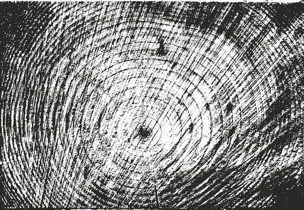 Vecteur texture d'écorce de bois superposée en détresse