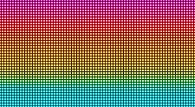 La texture de l'écran LED. Fond numérique de pixels. Moniteur LCD avec points. Effet diode électronique. illustration