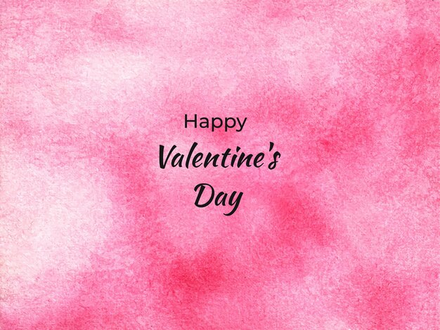 Texture de fond aquarelle abstraite Saint Valentin
