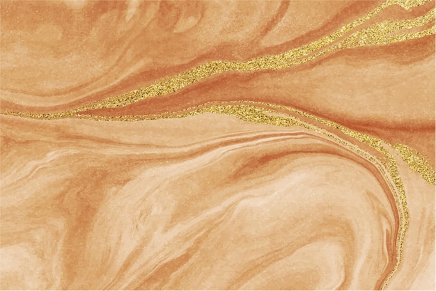 Texture de fond de marbre liquide brun abstrait