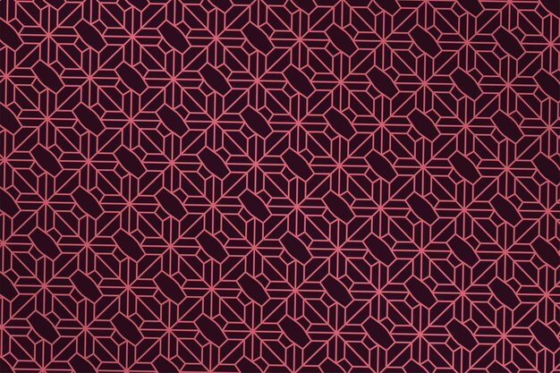 Une texture de fond rose vectorielle continue Motif géométrique abstrait avec des lignes de rayures