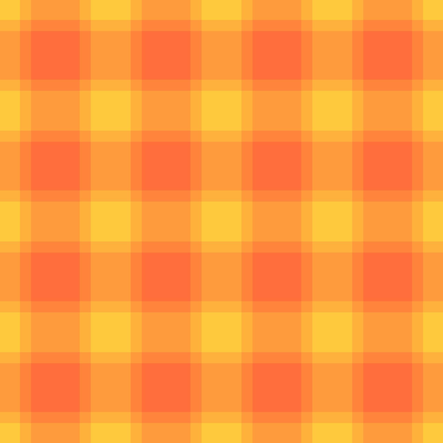 Texture De Fond Textile à Motifs à Carreaux Avec Un Tissu Tartan Vectoriel Sans Couture Dans Les Couleurs Orange Et Ambre