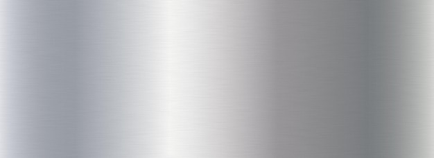 Texture de gradient métallique gris Arrière-plan en feuille métallique argentée Large feuille de titan ou d'aluminium brillant pour