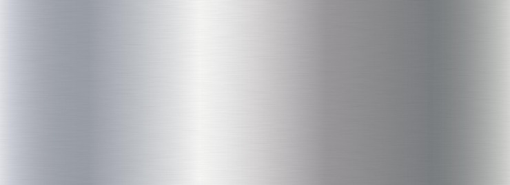 Vecteur texture de gradient métallique gris arrière-plan en feuille métallique argentée large feuille de titan ou d'aluminium brillant pour