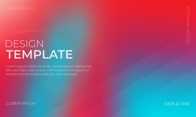 Texture de gradient vectoriel lisse en teal rouge et en tons cyan pour les projets de conception