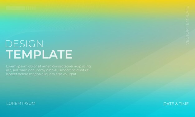 Texture granuleuse de gradient vectoriel créatif avec des nuances de gris jaune et de turquoise