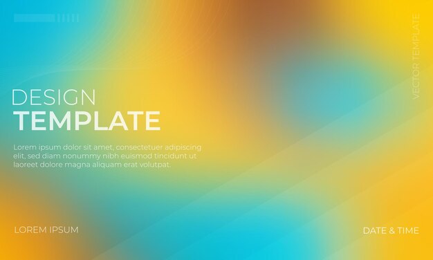 Texture granuleuse de gradient vectoriel dans les tons brun jaune et cyan