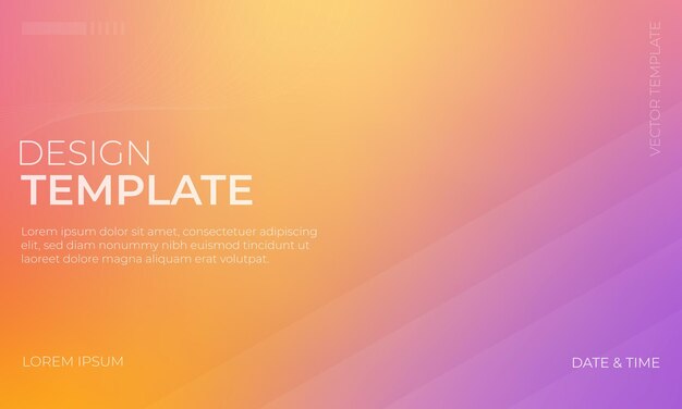 Texture granuleuse à gradient vectoriel sophistiqué avec des accents jaune orange et lavande