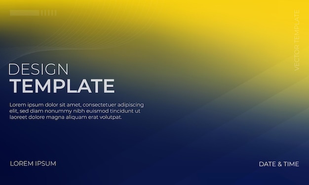 Texture granuleuse gradiente vectorielle jaune vibrant et marine pour les projets artistiques
