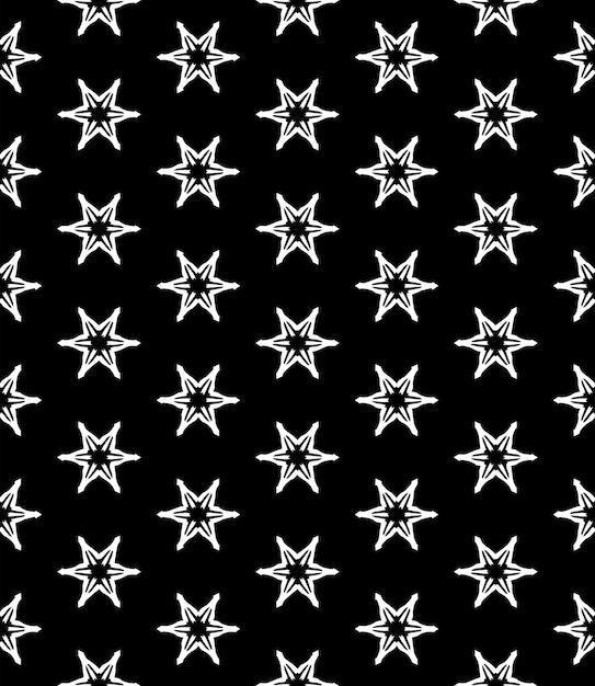Texture de motif sans couture noir et blanc niveaux de gris conception graphique ornementale ornements en mosaïque modèle de modèle illustration vectorielle eps10