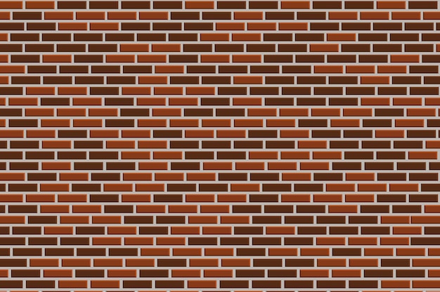 Vecteur texture de mur de brique rouge utile comme arrière-plan illustration vectorielle