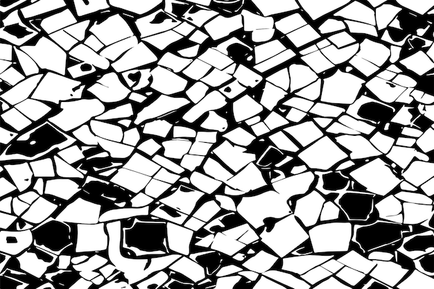 Texture Noire Des Carreaux Cassés