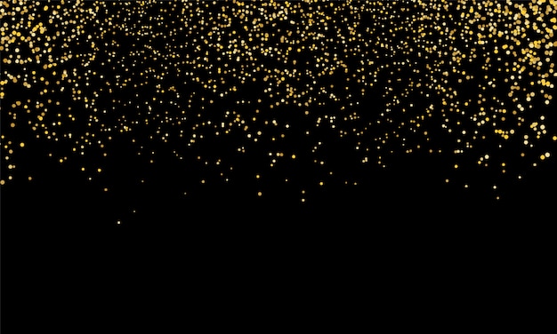 Texture De Paillettes D'or. Particules Abstraites Dorées.