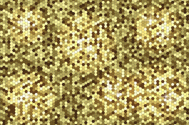 Texture De Paillettes D'or Scintillant Fond De Luxe