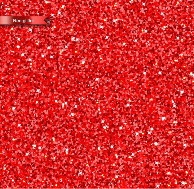 Texture de paillettes rouge