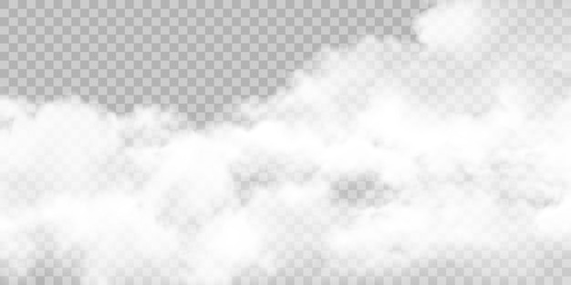 Texture réaliste de brouillard smog effet spécial transparent