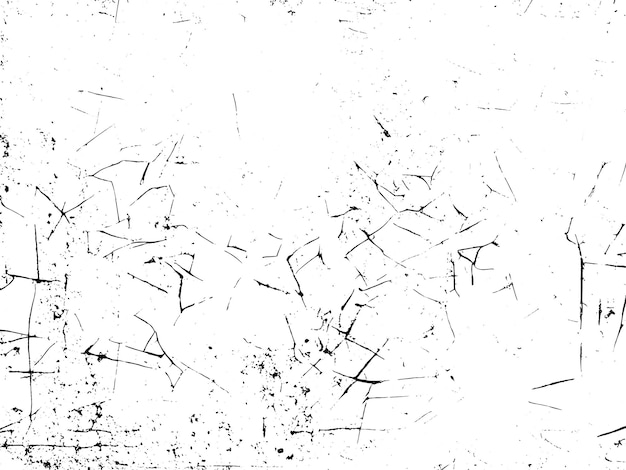 Texture de superposition de détresse grunge noir et blanc pour les projets de conception