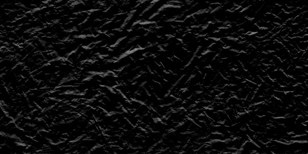 Texture de superposition noire abstraite de vecteur de film plastique froissé