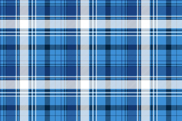 Texture De Tissu Tartan Bleu