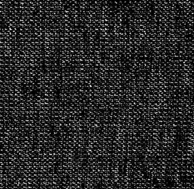 Vecteur texture de tissu tissé monocrome