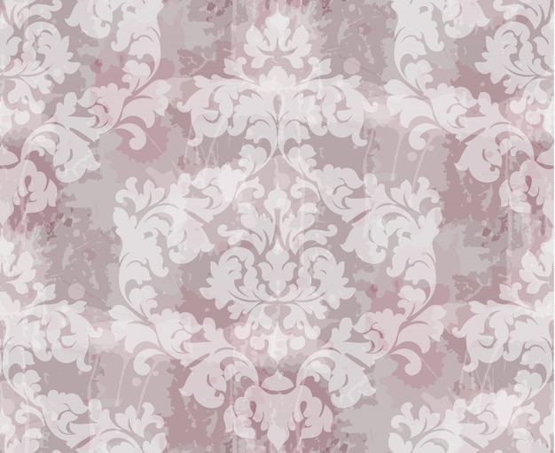 Vecteur texture transparente baroque vintage