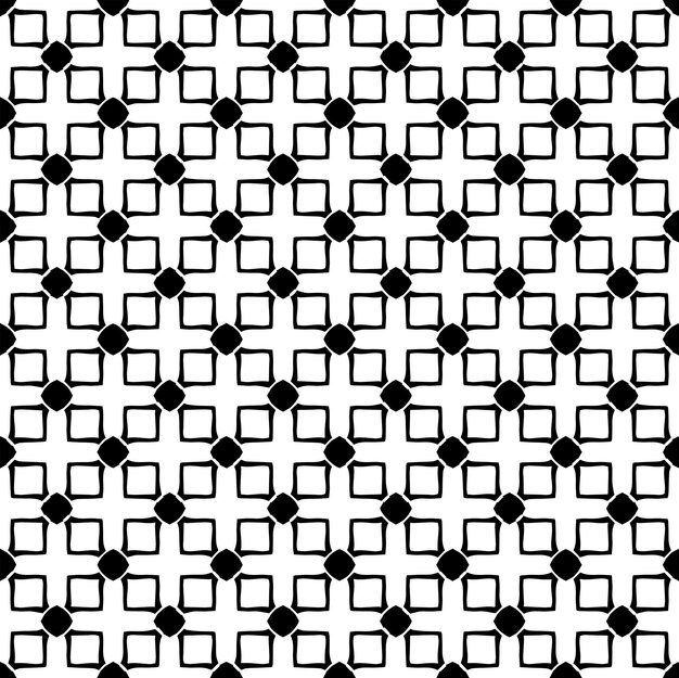 Texture transparente motif noir et blanc Conception graphique ornementale en niveaux de gris Ornements en mosaïque Modèle de motif Illustration vectorielle EPS10