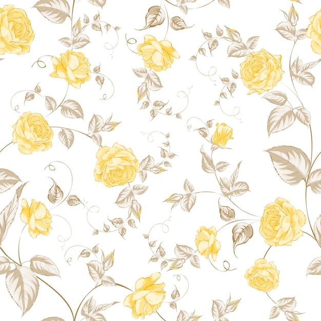 Texture transparente des roses pastel pour les textiles. Illustration vectorielle.