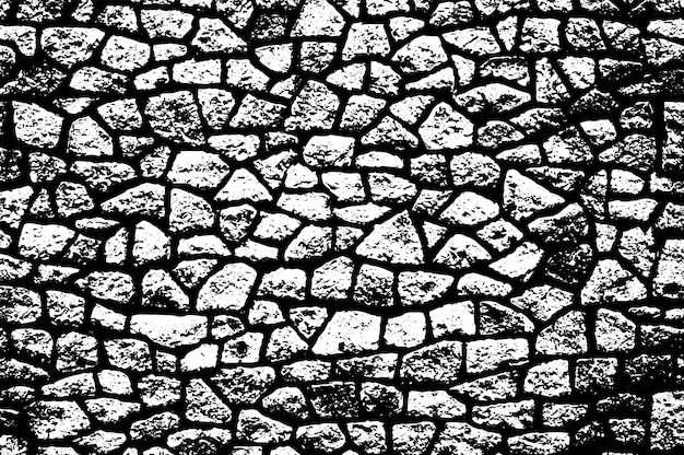 Vecteur texture vectorielle fissurée rustique avec de nombreuses fissures et rayures fond abstrait surface cassée et endommagée toile de fond vieilli illustration graphique vectoriel avec eps10 blanc transparent