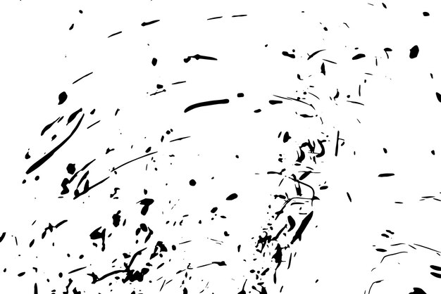 Texture vectorielle fissurée rustique avec de nombreuses fissures et rayures fond abstrait surface cassée et endommagée toile de fond vieilli illustration graphique vectoriel avec eps10 blanc transparent