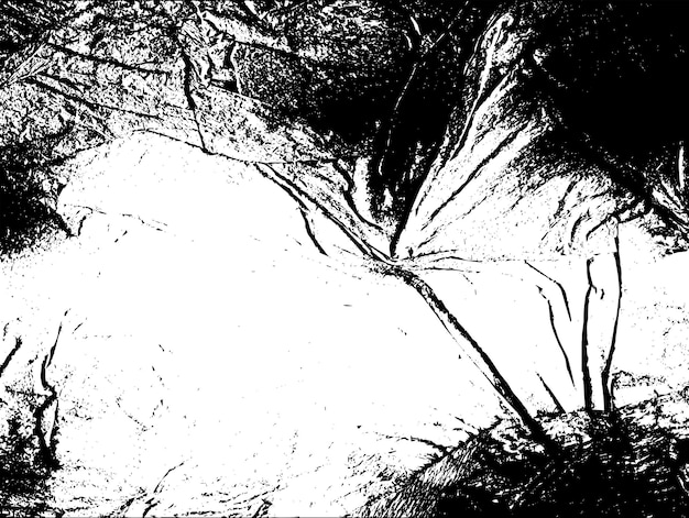 Vecteur texture vectorielle grunge rustique avec grain et taches fond de bruit abstrait surface altérée sale et endommagé toile de fond rugueuse détaillée illustration graphique vectoriel avec blanc transparent eps10