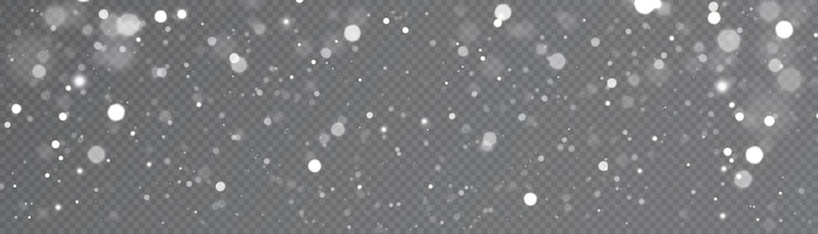 Vecteur texture vectorielle vent d'hiver froid sur fond transparent effet de neige froide de noël