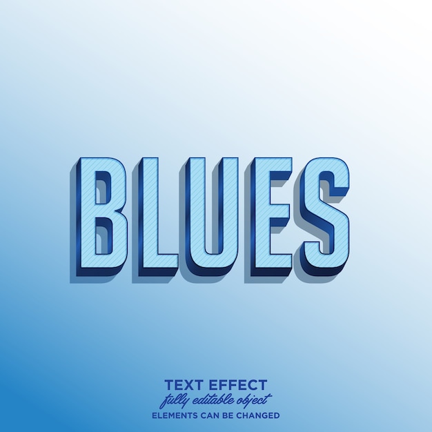 Thème autocollant Blues pour le titre ou le produit